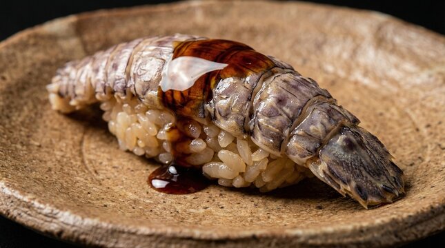 Boiled shako nigiri sushi