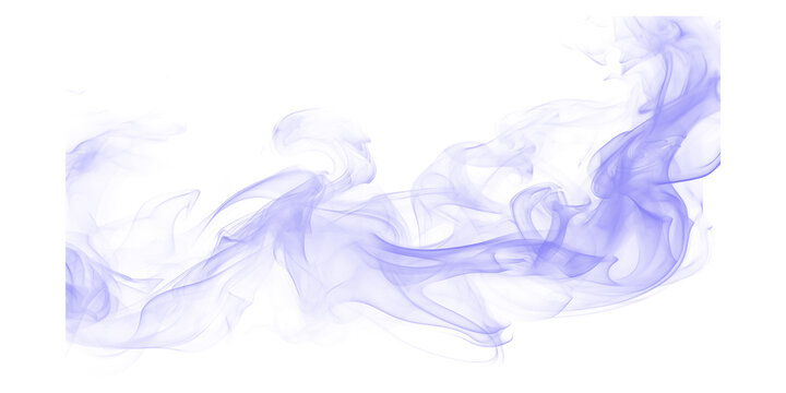 Ethereal purple smoke abstract background mystic violet vapor swirl on black artistic cosmic energy wave motion textures