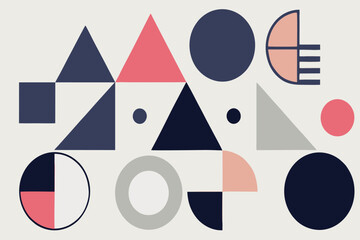 Obraz premium design logo illustration background abstract dynamic abstract icon collection