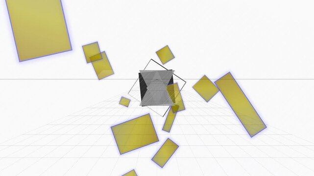Geometric rectangular square rotating hypnosis psychedelic confusion ADHD
