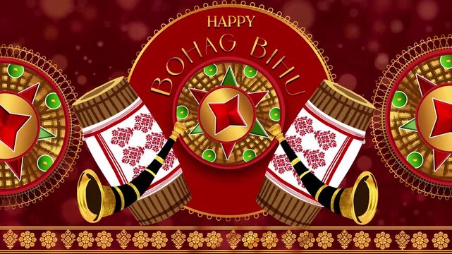Happy Bohag Bihu (Rongali Bihu) &ndash; Traditional Assamese New Year Festival Background Video HD
Rongali Bihu Celebration HD Video &ndash; Assamese New Year Festival Background
Assamese Bihu Festival Background