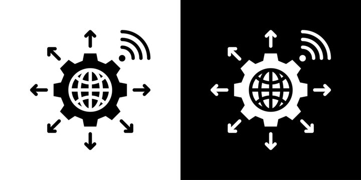 Deployment Icon Set Multiple Style Collection