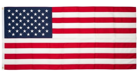 Fototapeta premium American flag isolated on white background