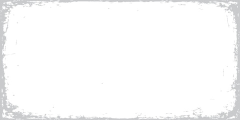 Obraz premium Old grunge frame vector design with a vintage black ink border and dirty paint splatter texture for an artistic decorative element