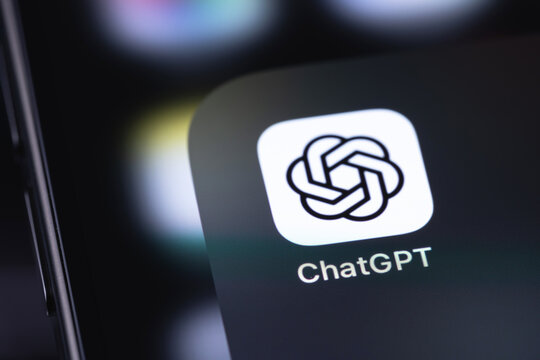 ChatGPT icon mobile app on a screen smartphone iPhone closeup. ChatGPT is an artificial intelligence chatbot developed by OpenAI. Batumi, Georgia - March 19, 2026