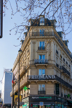 Restaurants, hotels and office buildings in Paris France FR