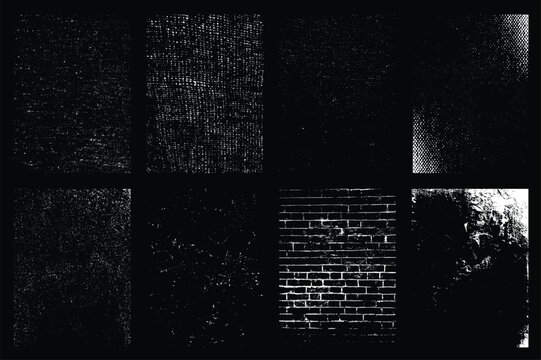 Classic brick wall and textile grunge texture pack for vintage aesthetics.