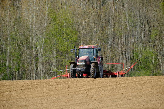 Tracteur vu de face