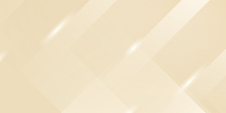 Abstract luxury gold background with cream beige paper line, shadow and sparkling light. Elegant 3d paper art banner design for banner, presentation, poster, card, vector illustration.