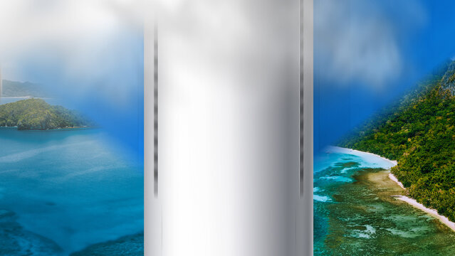 Airplane Transition Color Down 4K Alpha Channel &ndash; Flying Plane Animation Transition, Colorful Travel Scene Cut with Transparent Background for Video Editing
