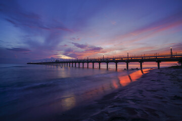 Obraz premium sunset over the sea