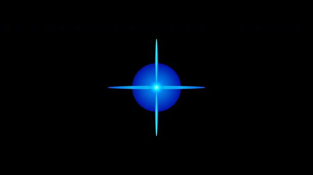 Blue Light Flares Pack Motion Graphics Alpha Channel
