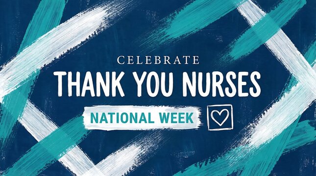 A vibrant tribute to nurses during national nurses week expressing gratitude for their dedication and care