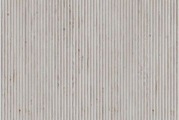 Minimalist fluted concrete wall texture, light gray ribbed stone surface, modern architectural vertical groove paneling for interior design background © PK