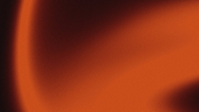 Abstract grainy gradient background with soft terracotta orange liquid fluid waves and vintage noise texture