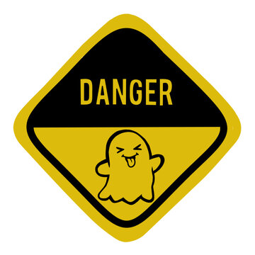 Fantasma burl&oacute;n DANGER.