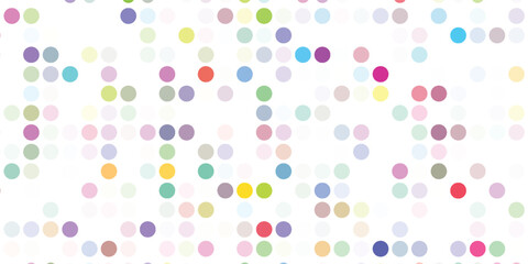 Obraz premium seamless pattern with blue polka dots. Day seamless pattern with blue polka dot texture. Vector illustration