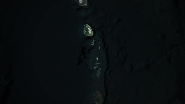 Saint Vincent and The Grenadines Map Animation with White Borders, Digital Country Borders and Light Transition Background