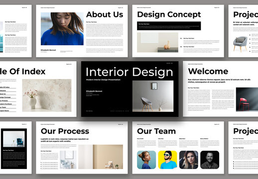 Modern Interior Design Presentation Template