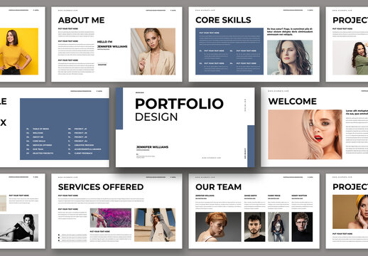 Portfolio Design Presentation Template