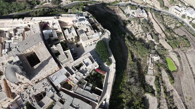 Mdina bastions and Medieval city