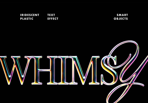 Iridescent Chrome Mockup