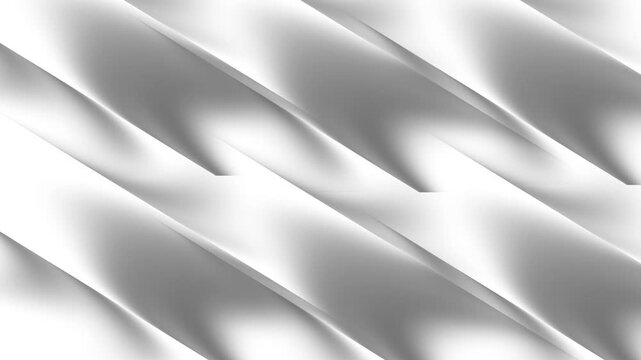 Abstract silver diagonal metallic waves smooth gradient luxury modern background 4k animation video