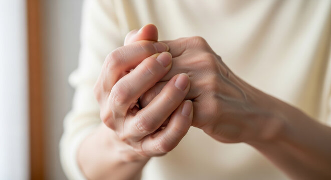 リウマチで手が痛む女性 関節リウマチの症状