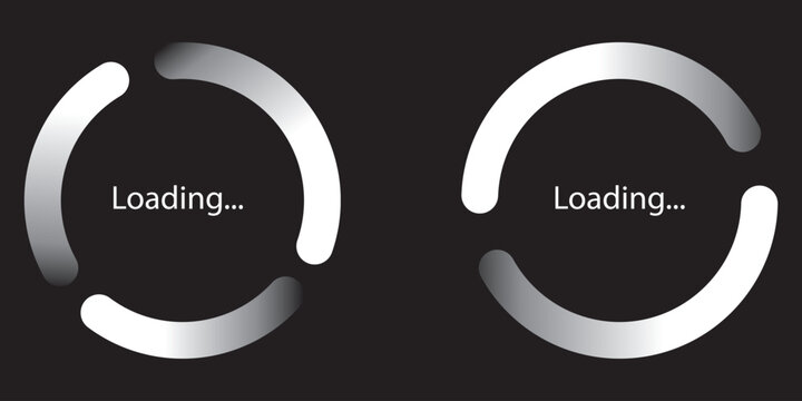 collection of loading and buffering symbols for websites