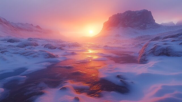 Majestic Outdoors Nature Picturesque Mountains Valley Scenery