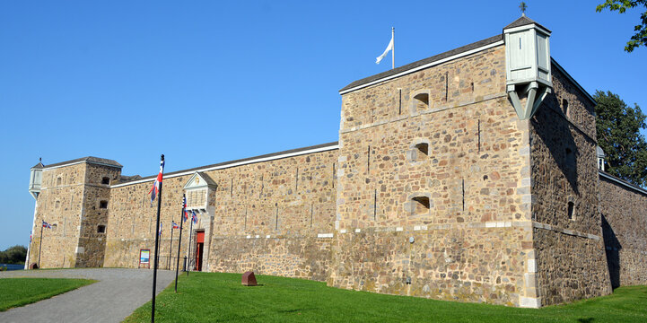 CHAMBLY QUEBEC CANADA: Fort Chambly is a historic fort in Chambly, Monteregie, La Vallee-du-Richelieu Regional County, Municipality, Quebec. The fort is designated as a National Historic Si