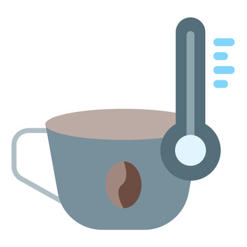 Thermometer Vector Flat Icon Design