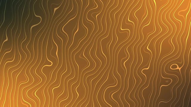 Abstract wavy contour lines background animation