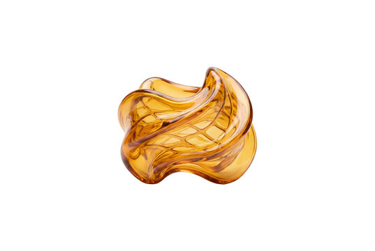 3D Render of Differential Privacy Membrane and Frozen Latent Space Polymer, Isolated on White
