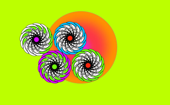 colorful easter eggs