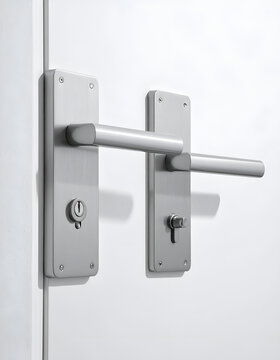 Door handle with lock