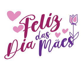 Fototapeta premium Feliz Dia das Mães