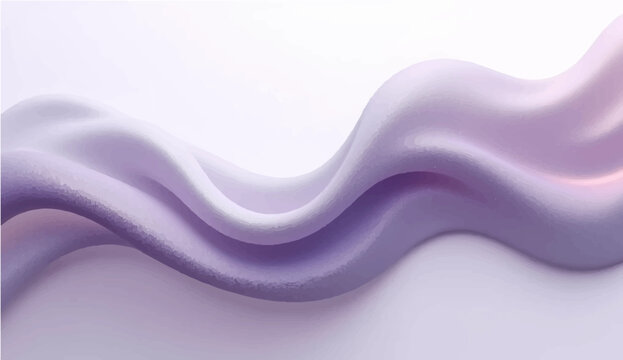 Ethereal lilac silk cloth flows gracefully, creating a sense of movement and elegance with its soft folds and gentle curves. Capturing the essence of fluidity and the allure of textures.
