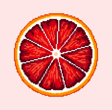 toronja 8bits pixel art