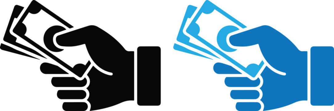 unique Cash Payment Method Icon