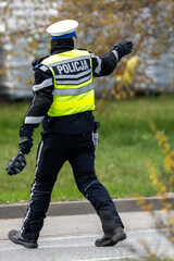 Policja- kontrola drogowa. © Tomasz Warszewski