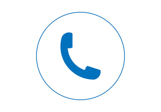 blue phone icon png file transparent background