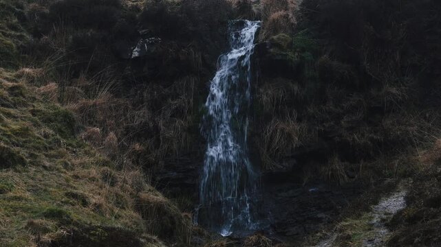 The waterfall in southern Wales