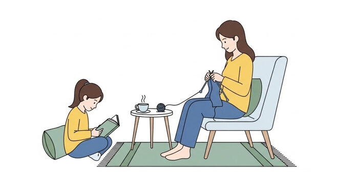 Anak kecil sedang sama ibu nya