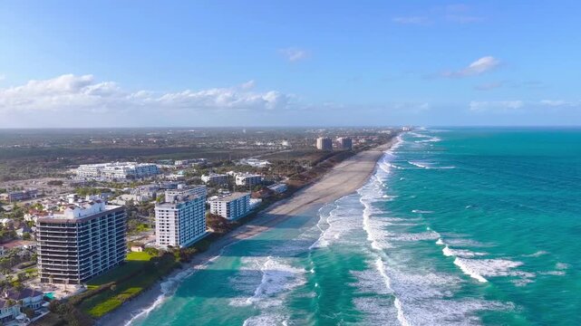 aerial view of Juno beach Florida