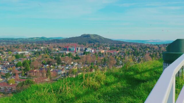 Panoramic view of Greater Victoria from Mount Tolmie Park