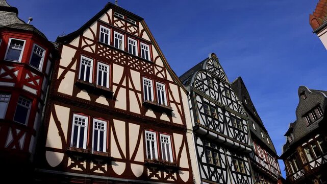 the historic german city of limburg 4k video