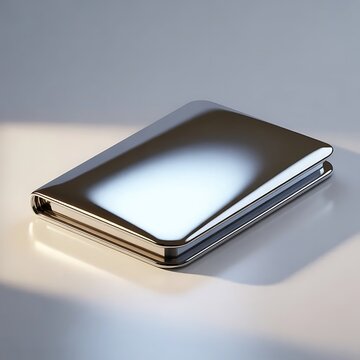 Sleek Metallic Card Holder Wallet
