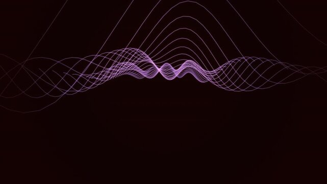 Smooth Organic Wireframe Terrain