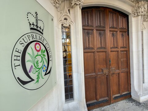 The Supreme Court London - The highest court of appeal to the United Kingdom. 